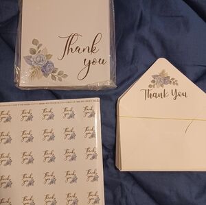 Funeral "Thank you" card set